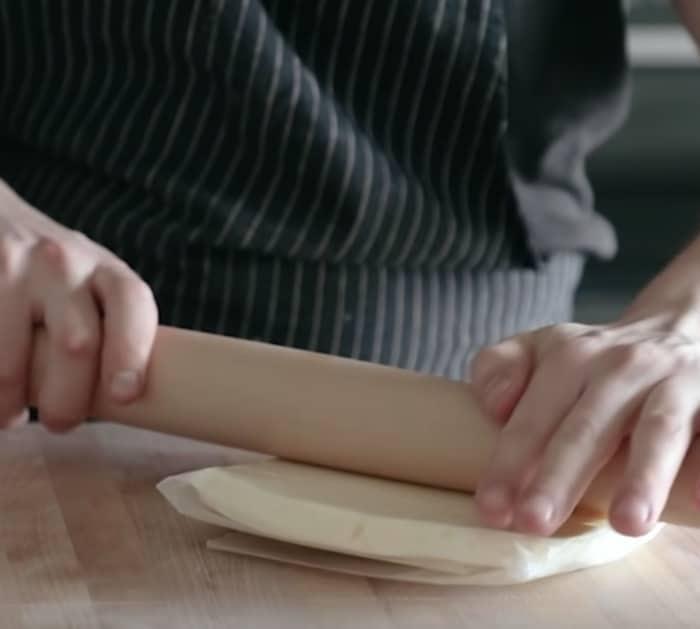 Make a croissant loaf with unsalted butter
