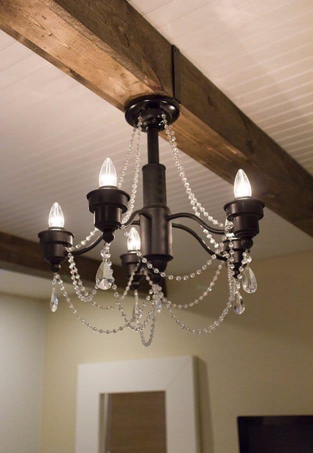 DIY Vintage Chandelier, a fresh take on a classic idea and an easy weekend project with a big payoff