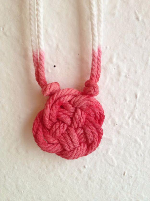 Macrame Necklace, a beautiful macrame craft to try at home and a handmade touch that adds texture to any wall