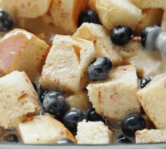 Ingredients for Blueberry Lemon French Toast
