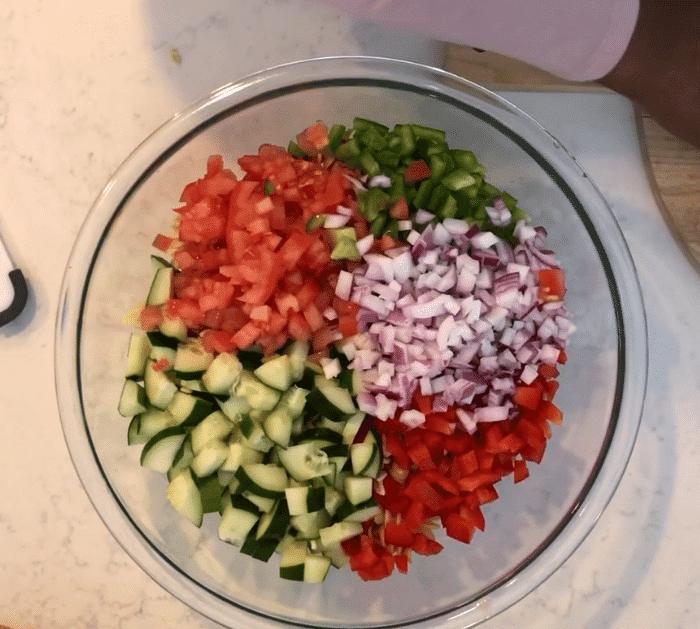 Quick and Easy Summer Pasta Salad Ingredients