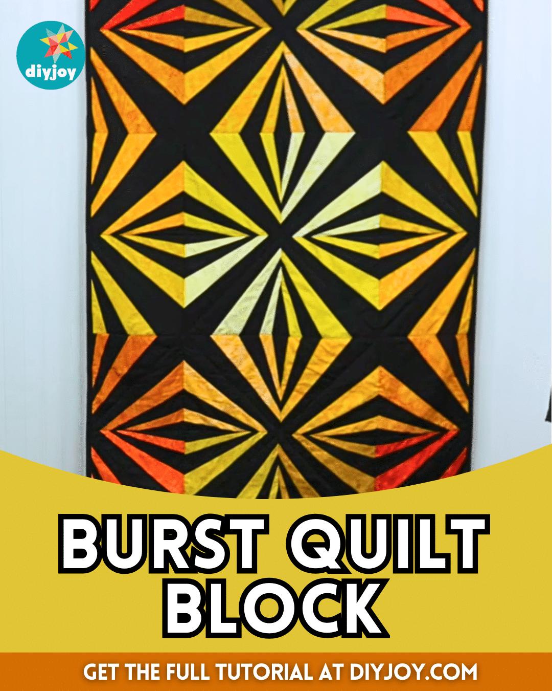 How to Make a Burst Quilt Block