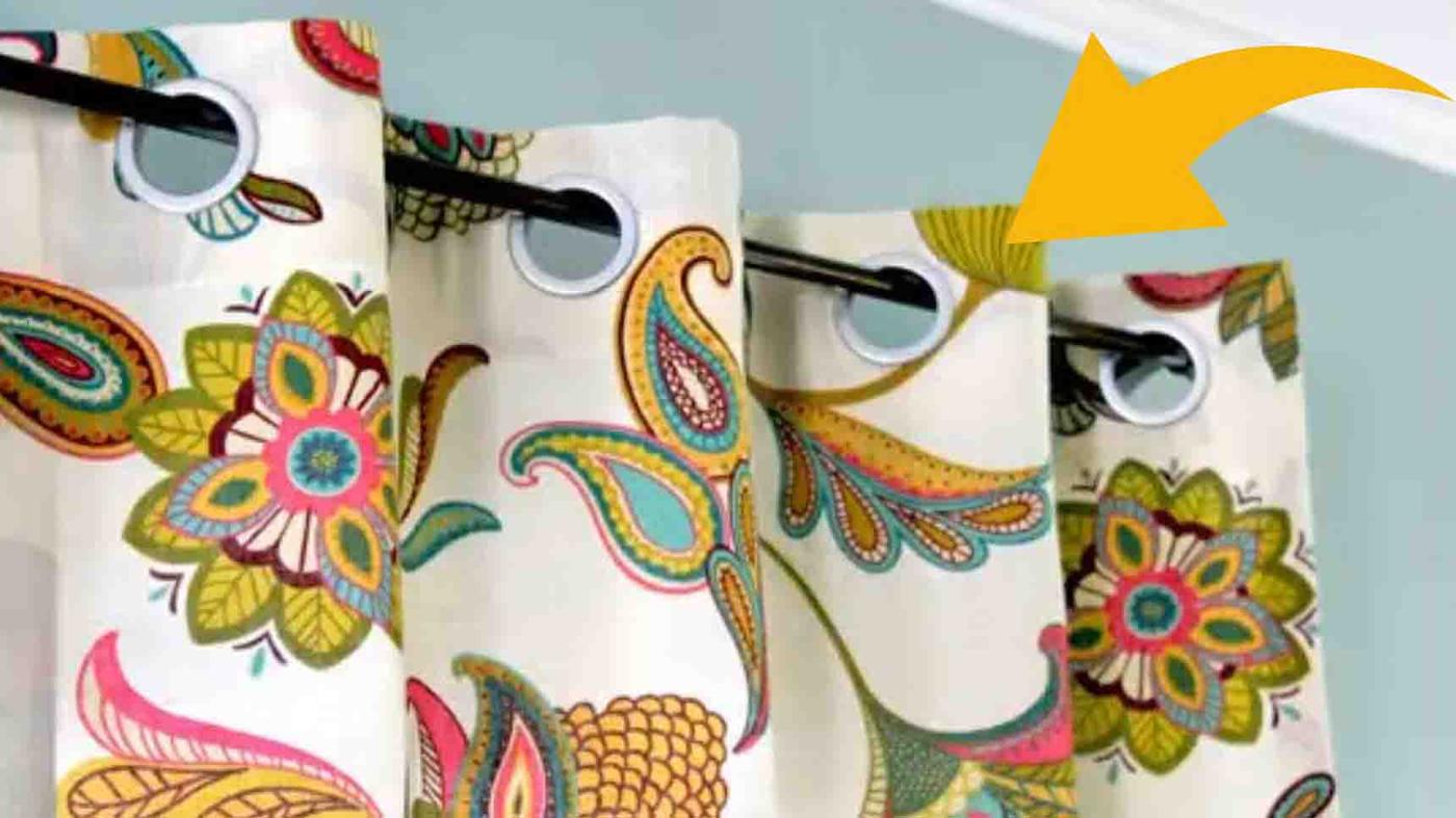 DIY No-Sew Grommet Curtains Tutorial