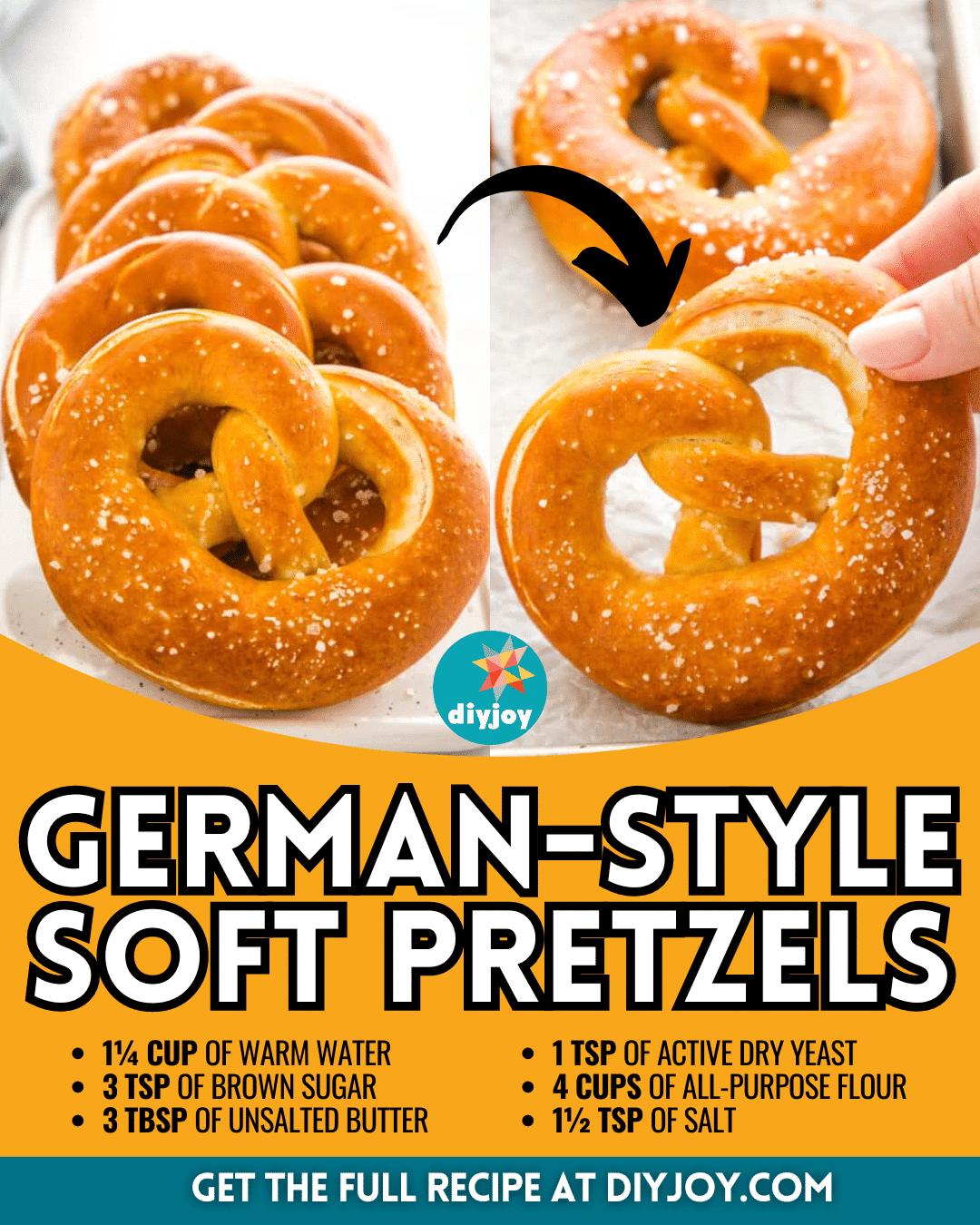 Easy German-Style Soft Pretzels Recipe