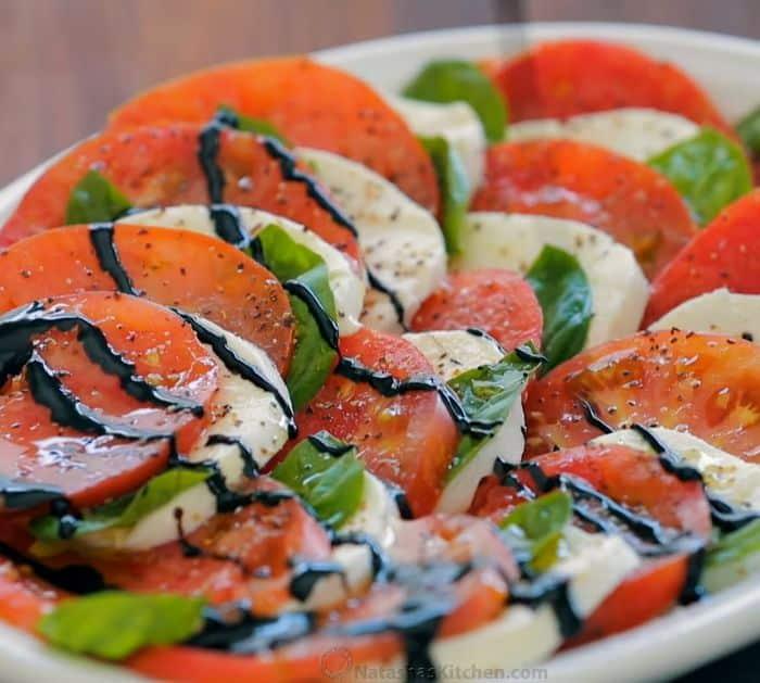 How to Make Caprese Salad and Balsamic Glaze