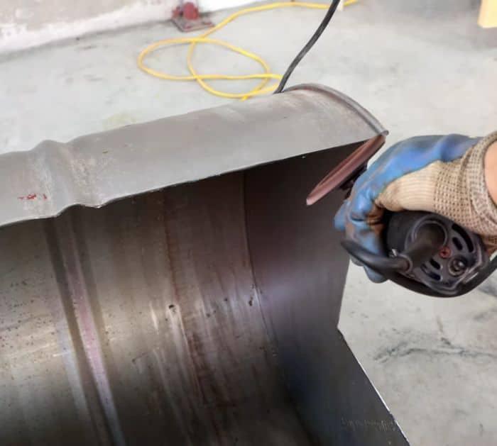 Easy to Build DIY BBQ Grill w_ an Old Iron Drum