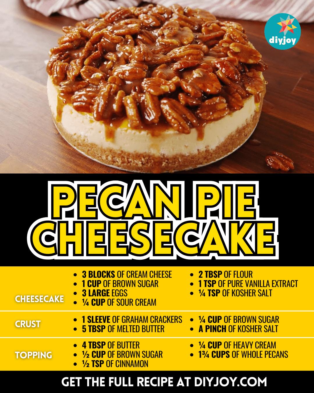 Easy Pecan Pie Cheesecake Recipe
