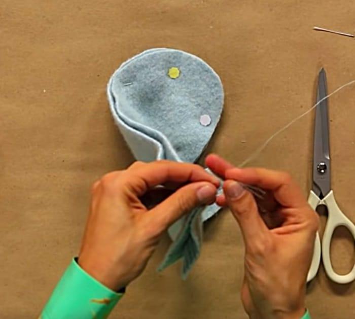 Make DIY Mittens from a felted recycled sweater