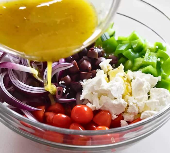 Easy Greek Salad Recipe Instructions