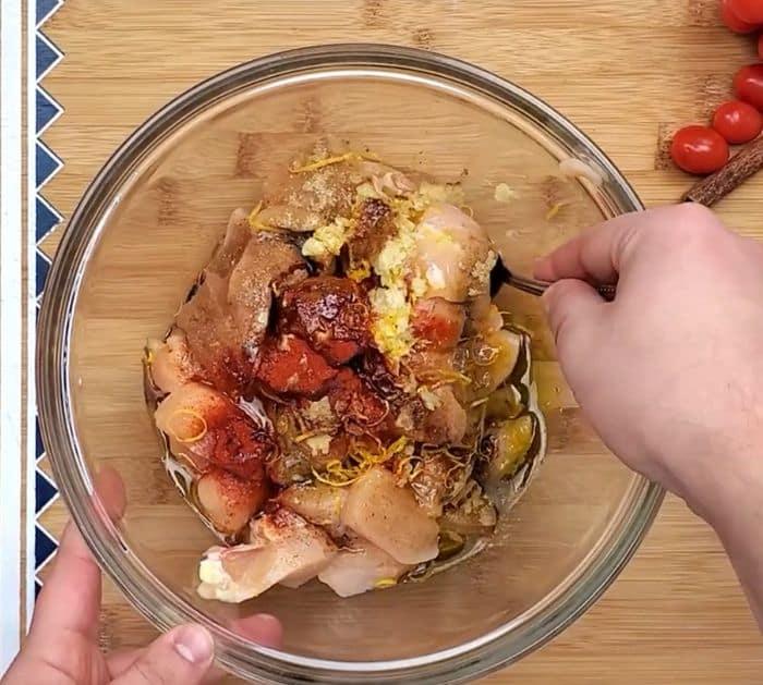 Easy Chicken Skewers Ingredients