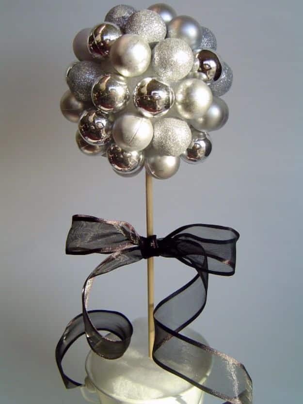 New Years Eve Decor Ideas - New Years Topiary - DIY New Year's Eve Decorations - Cheap Ideas for Banners, Balloons, Party Tables, Centerpieces and Festive Streamers and Lights - Co