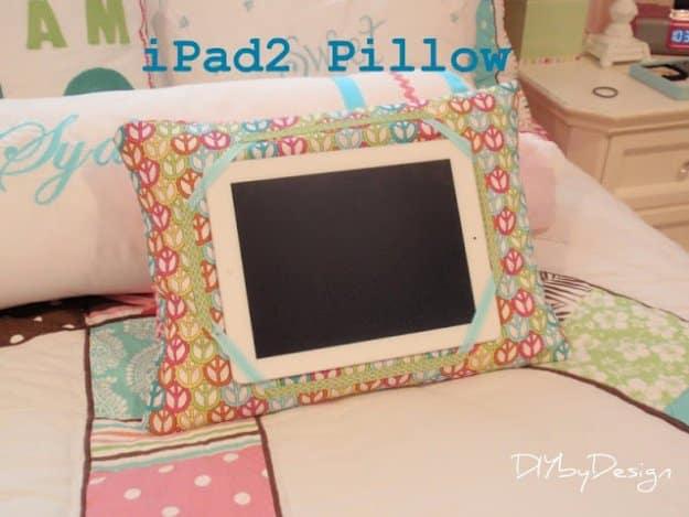 DIY Pillows and Creative Pillow Projects -Ipad Pillow Tutorial- Decorative Cases and Covers, Throw Pillows, Cute and Easy Tutorials for Making Crafty Home Decor - Sewing Tutorials