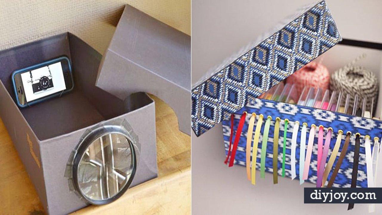 27 Creative DIY Ideas With Old Shoe Boxes