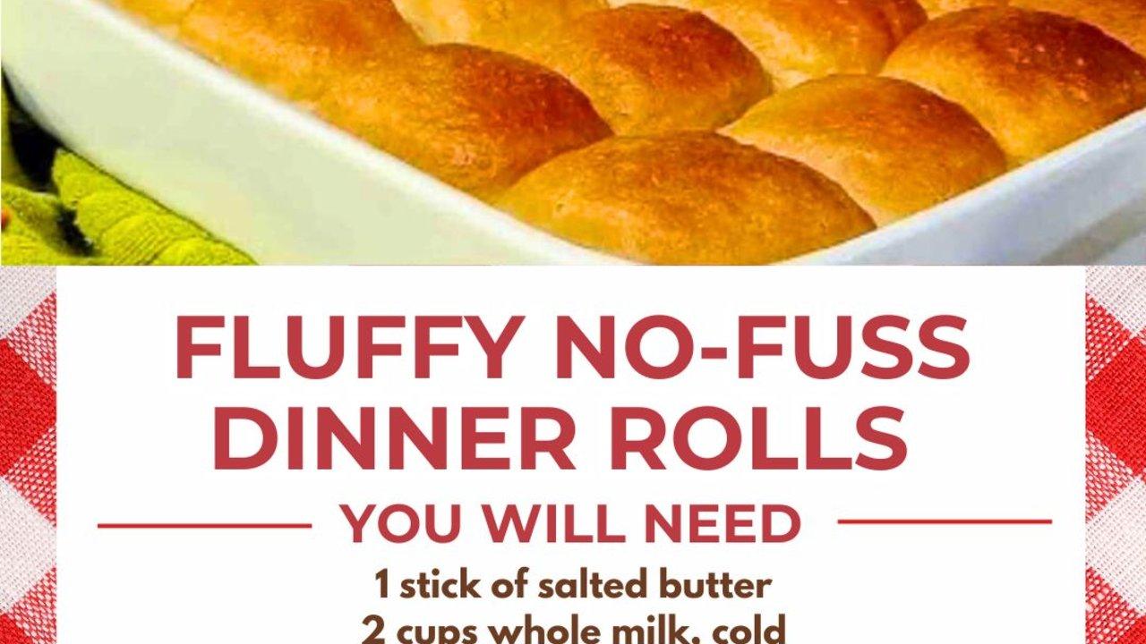 Fluffy No-Fuss Dinner Rolls Recipe