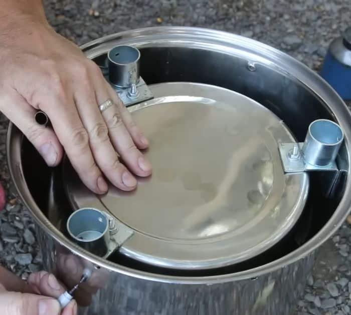 DIY Smokeless Fire Pit From Cheap Stainless Steel Pots Instructions