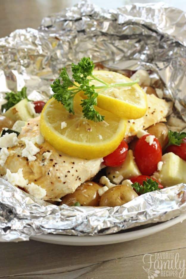 Greek Lemon Chicken Foil Packets with Vegetables, light on prep but big on payoff and a bite worth saving room for