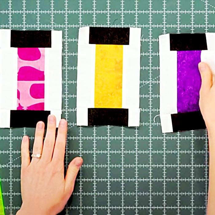 Free Quilt Pattern - How To Make A Spools Quilt - Easy Quilt Pattern - Fun Sewing Ideas