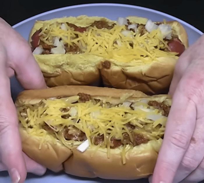 Easy Cheese Dogs with Chili Recipe