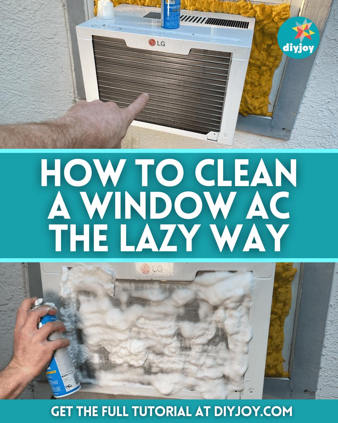 How To Clean A Window AC The Lazy Way