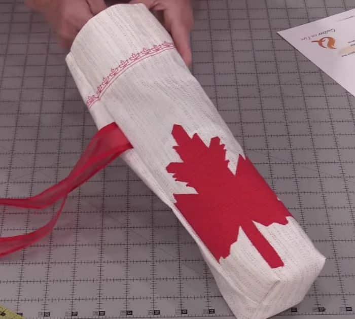 Easy To Sew Wine Bottle Gift Bag