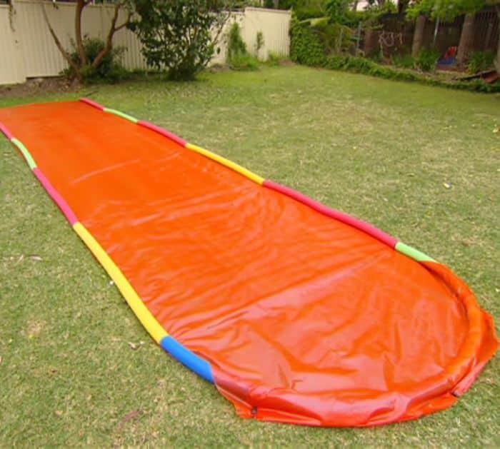 Easy Outdoor DIY Slip 'n Slide Tutorial