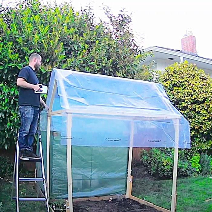 How To Grow Food At Home - Easy Way To Build A Greenhouse - Small Cheap Greenhouse Ideas