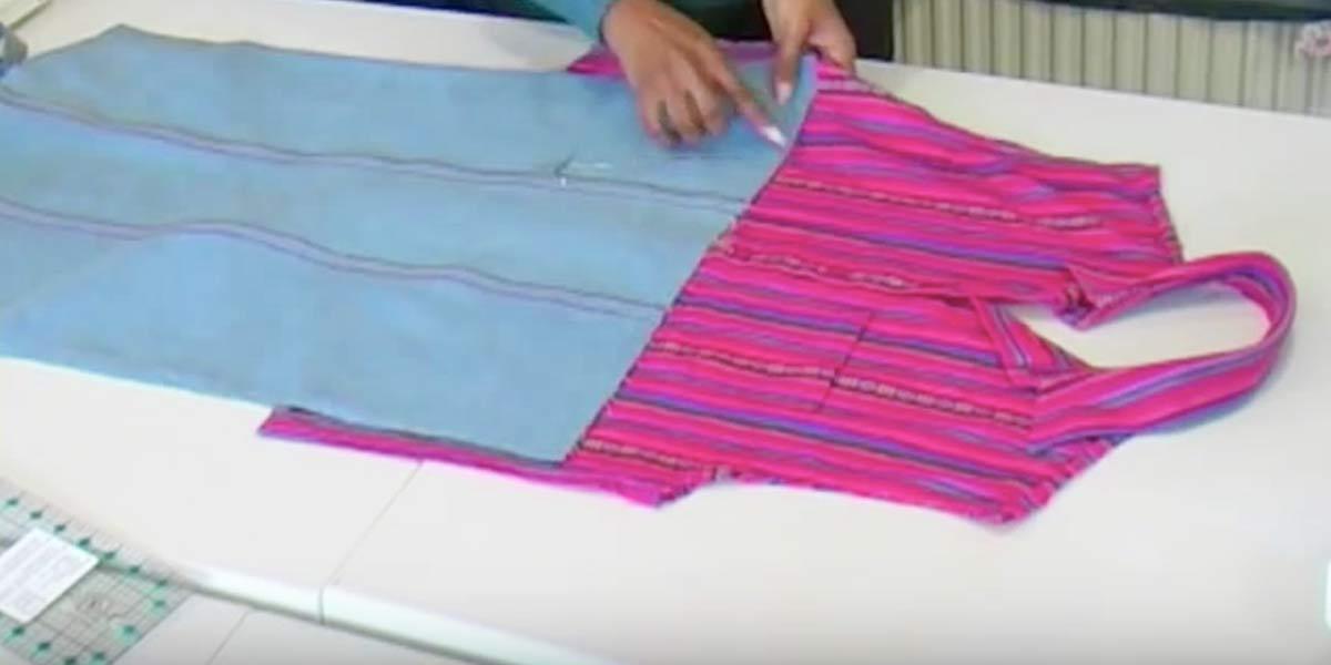 Turn Jeans and A Shirt Into An Apron