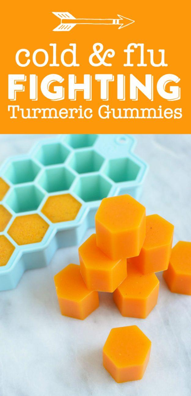 Turmeric Gummies, a home remedy, simple enough for a first try and a clever way to reuse scraps you already have