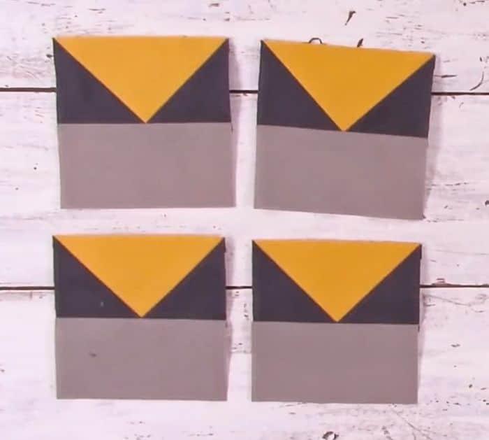 Easy Big T Quilt Block Materials