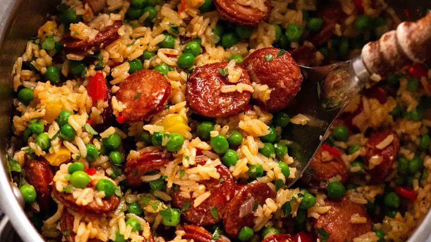 One-Pot Smoked Sausage And Rice Recipe