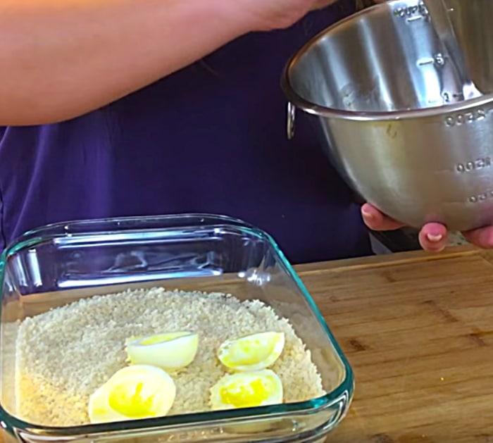 Learn to make traditional fried deviled eggs for New Year's Eve