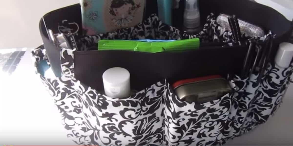 Sewing Tutorial: DIY Purse Organizer