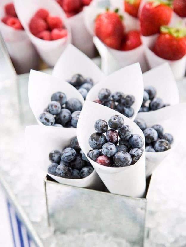 Parchment Paper Mini Cones For Summer Berries, no special tools needed to pull this together and the fix worth remembering