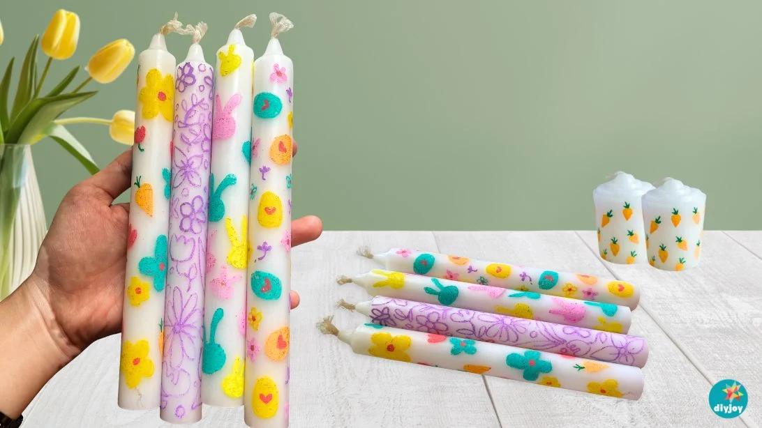 New Years Eve Decor - DIY Candle Decor - Elegant Party Candles