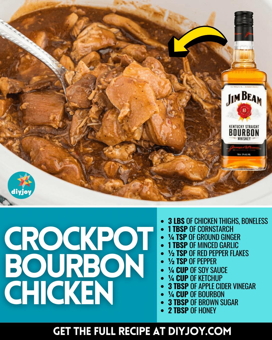Easy Crockpot Bourbon Chicken Recipe
