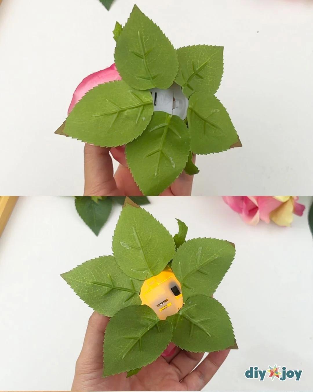 flower candle decor