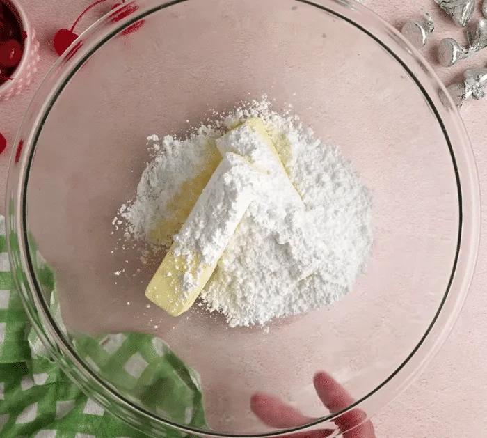 Ingredients for Cherry Blossom Cookies