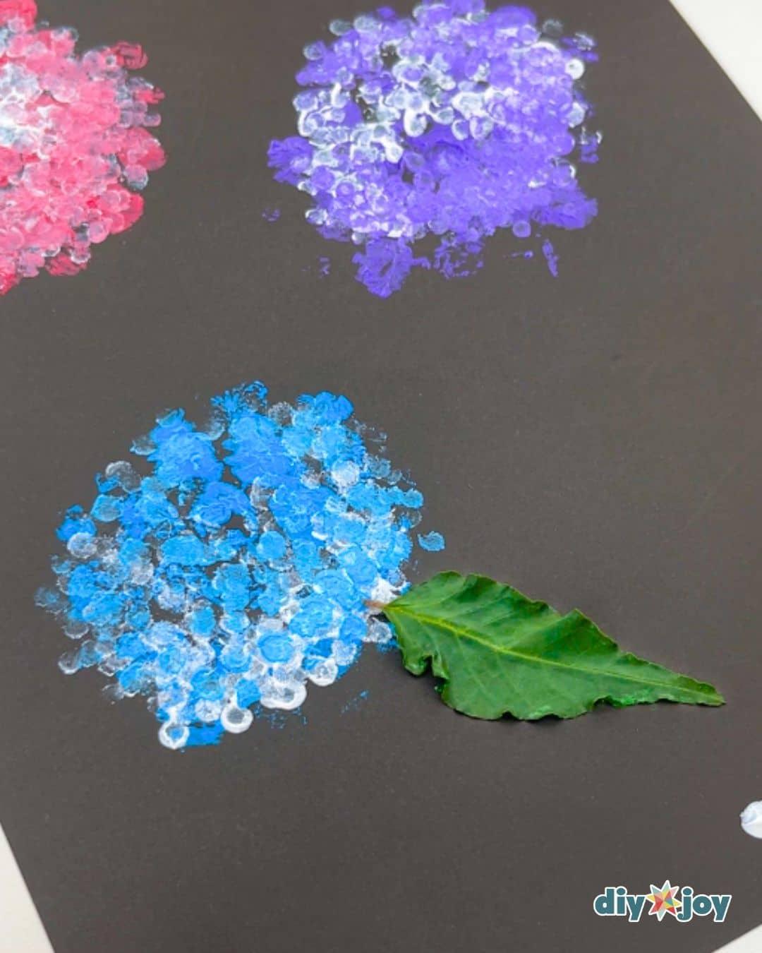Homemade Flower Painting — acrylic flower painting