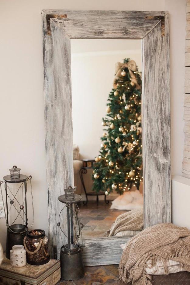 IKEA Mirror Hack, quick to put together in an afternoon and a clever way to reuse scraps you already have