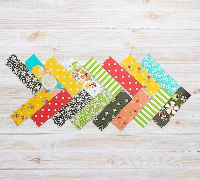 Magic No Scraps Herringbone Quilt Pattern Tutorial