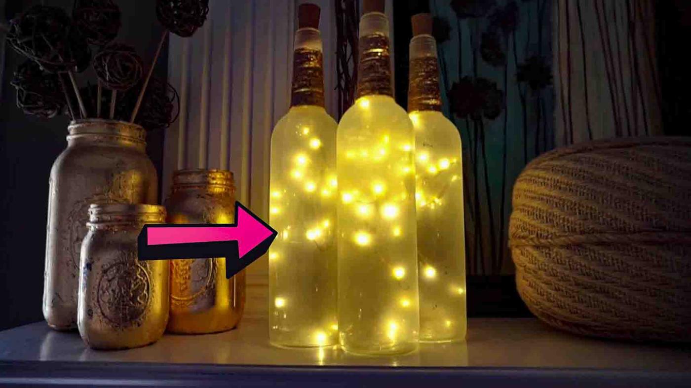Easy DIY Frosted Wine Bottles Tutorial