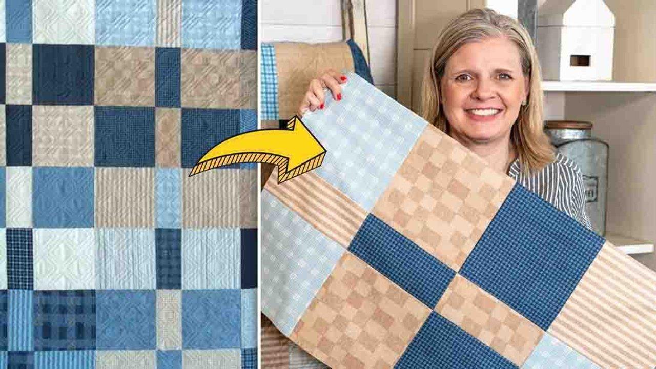 Fat Eighth Flip Quilt Tutorial