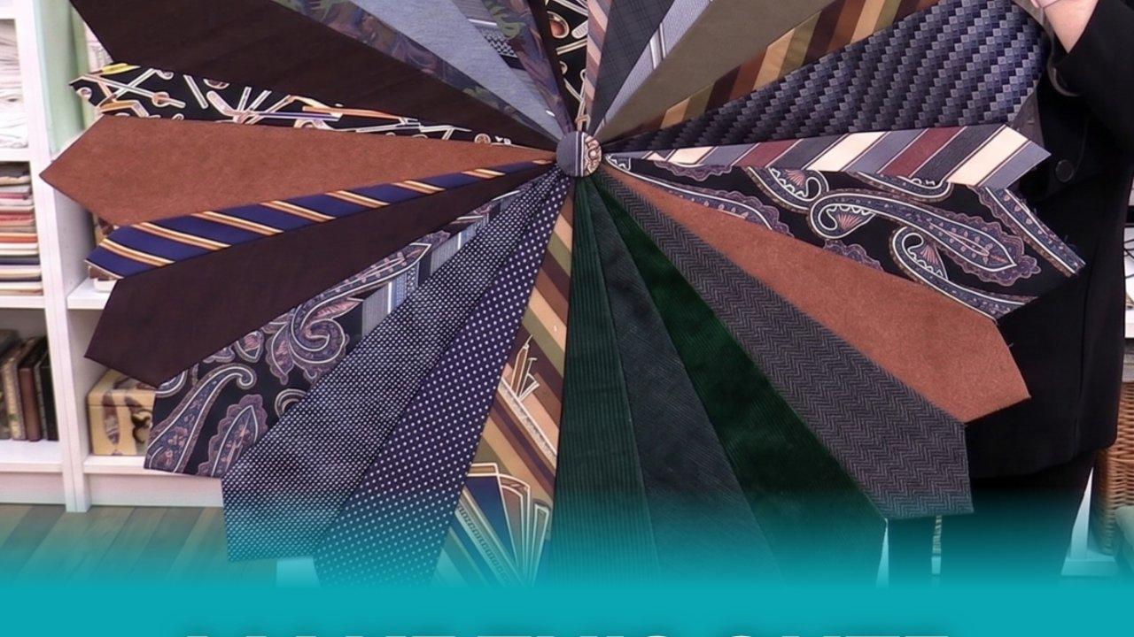 Easy Upcycled Necktie Tablecloth Sewing Tutorial
