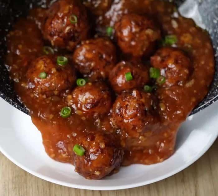 How To Make Vegetable Balls in Delicious Chili Sauce