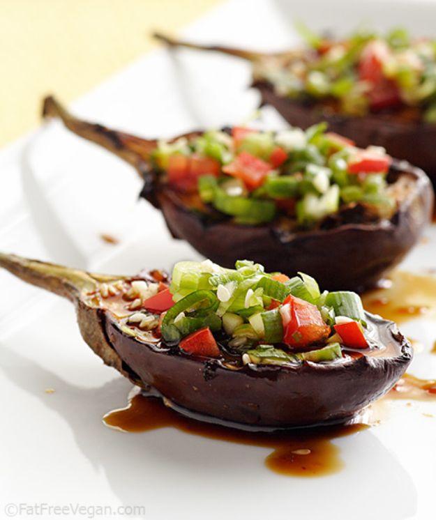 Grilled Baby Eggplants with Korean Barbecue Sauce, a result that looks far fancier than it actually was