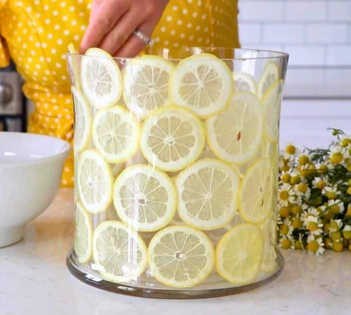 How to Make a Lemon Floral Vase