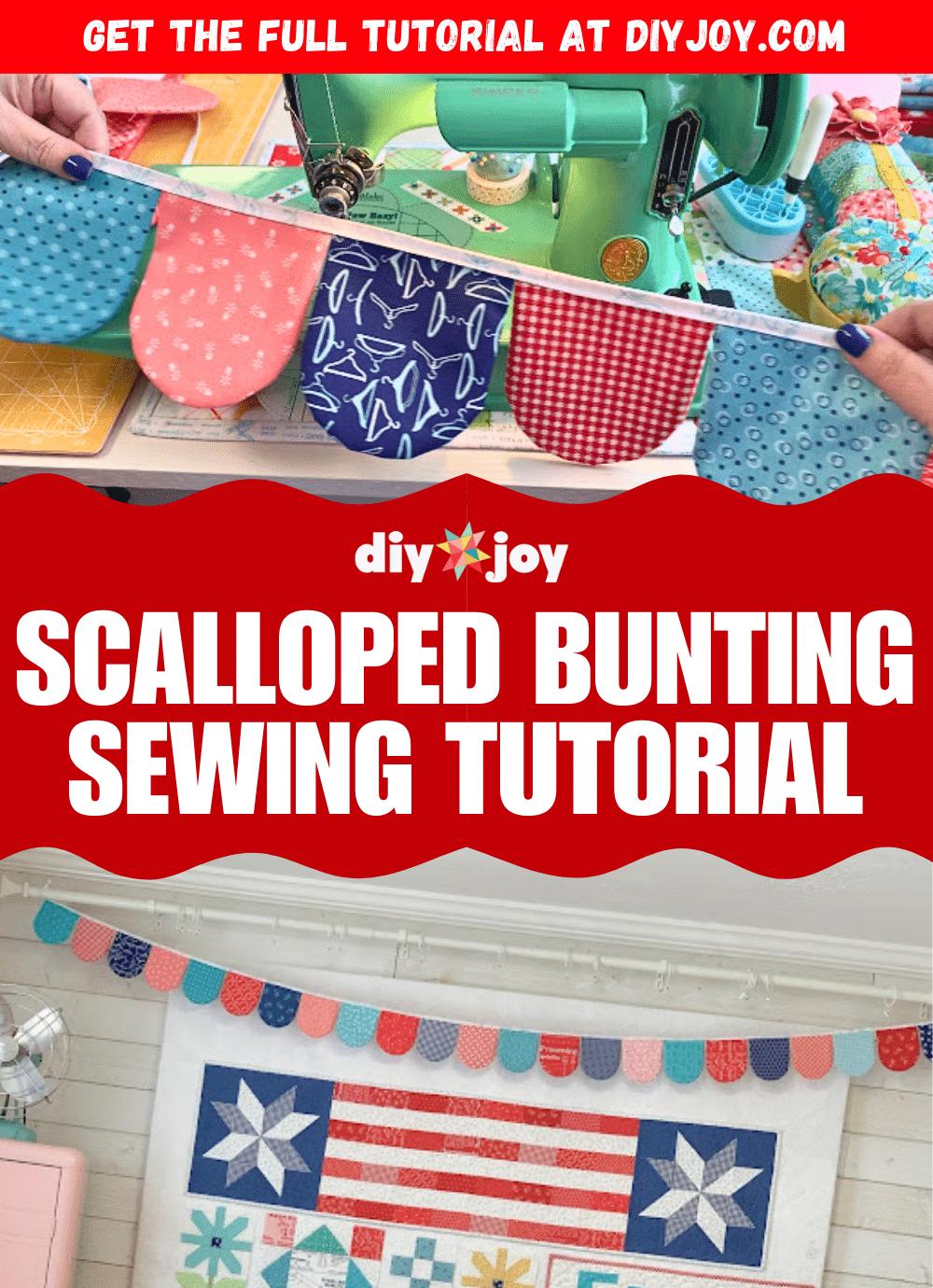 Scalloped Bunting Sewing Tutorial