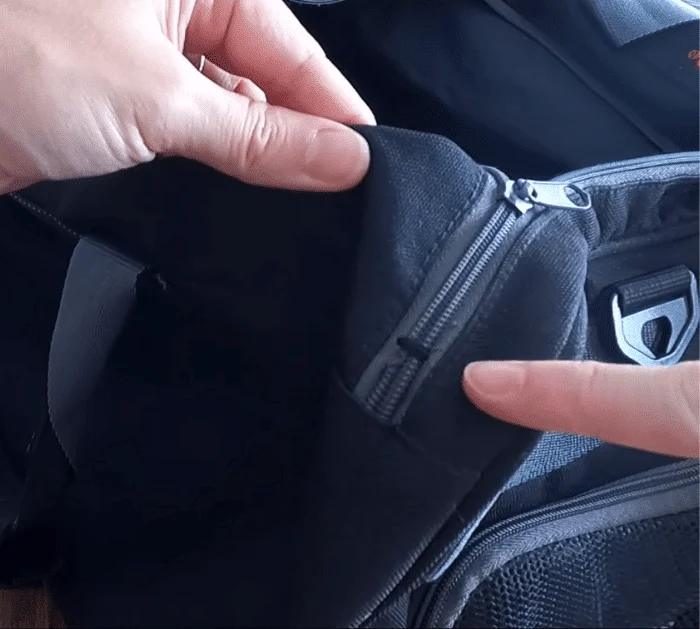 How to Fix a Zipper That's Come Off One Side of the Track Hack