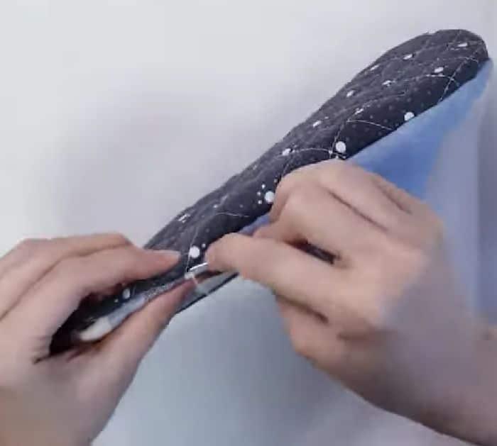 How To Sew DIY Fabric Slippers