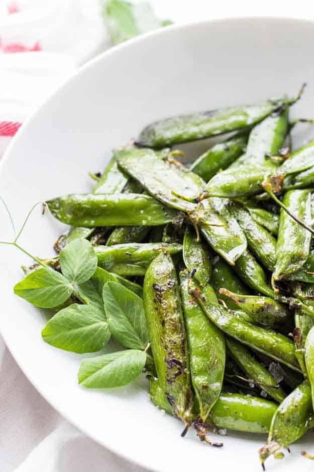 Summer Vegetable Grilling Recipes | Grilled Peas in the Pod | DIY Projects & Crafts by Sueeye at